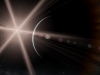Die Erde und die Sonne